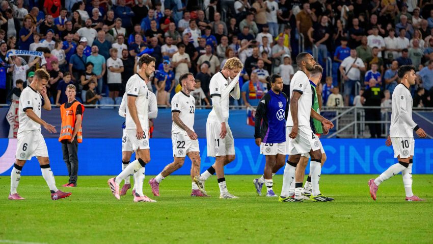 Germany suffer historic first away World Cup qualifying defeat as Slovakia win 2–0 in Bratislava