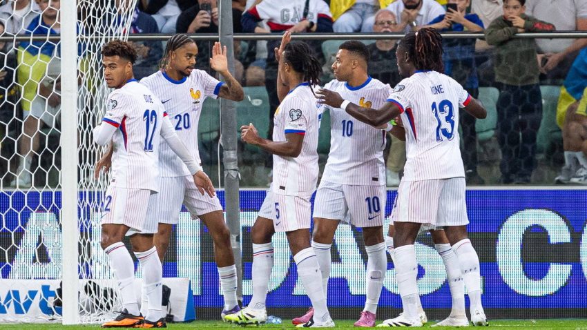 Olise and Mbappe fire France past Ukraine in World Cup qualifier