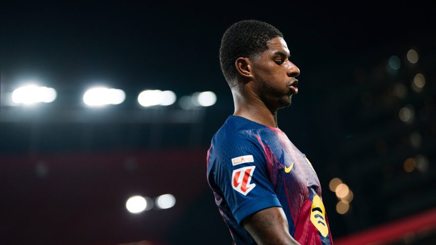 Watch: Barcelona hit Valencia for six as Rashford registers first La Liga involvement