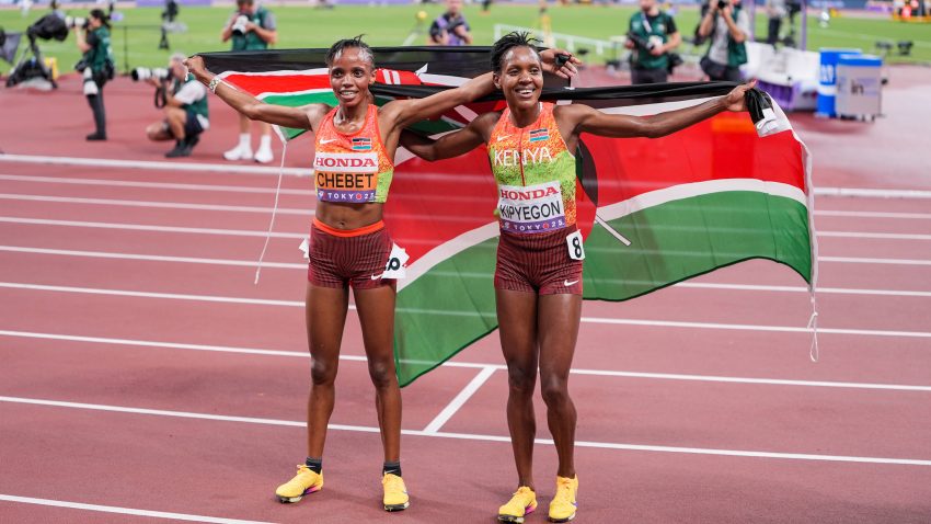 Chebet beats Kipyegon in thrilling 5,000m final to win second Gold