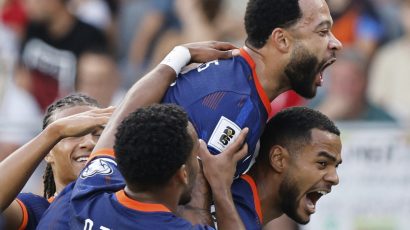 Depay proud after setting Netherlands scoring record with double in Lithuania