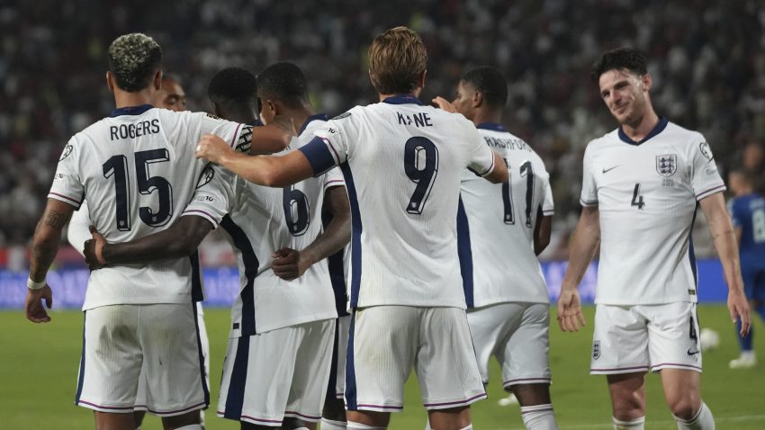 England cruise past Serbia with big win in World Cup qualifier