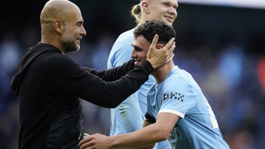 Haaland at the double as Manchester City win derby