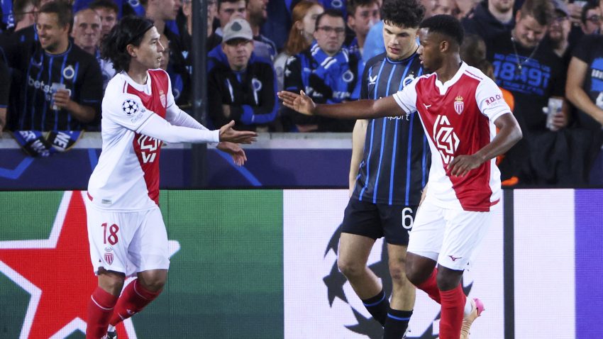 Strong start for Club Brugge with big win over Monaco