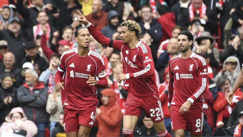 Liverpool win Merseyside derby to extend perfect start