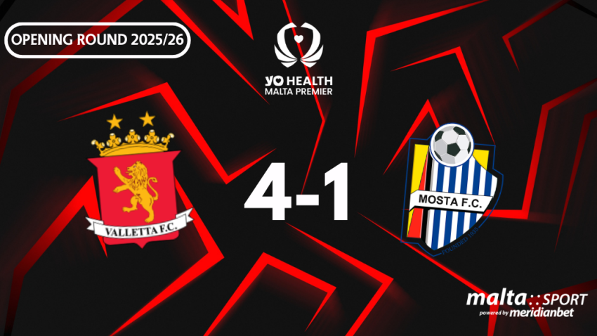 Confident Valletta too strong for Mosta