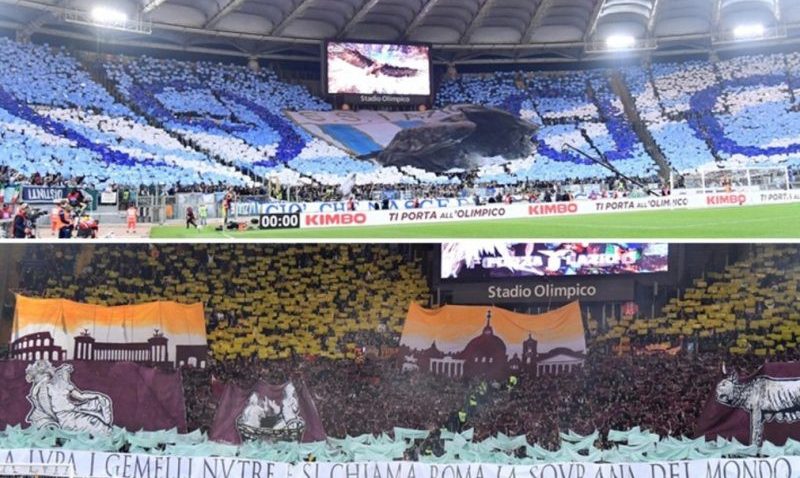 Lazio and Roma battle it out in the 163rd Derby della Capitale