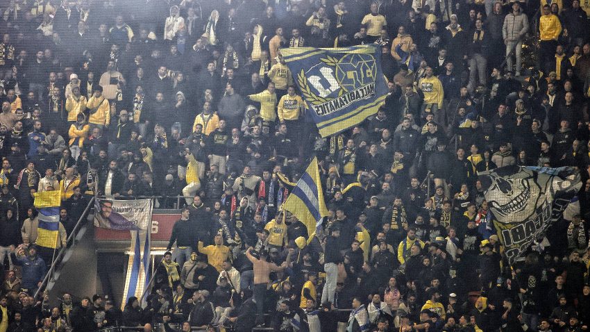 Maccabi Tel Aviv fans barred from Villa match over safety fears