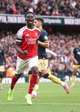 Saka’s century helps Arsenal see off West Ham