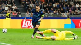 Lautaro Martínez double punishes Staněk error as Inter cruise past Slavia Prague