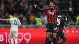 Late Athekame goal saves Milan from home defeat