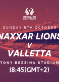 Naxxar Lions FC face Valletta FC in YoHealth Malta Premier League Fixture