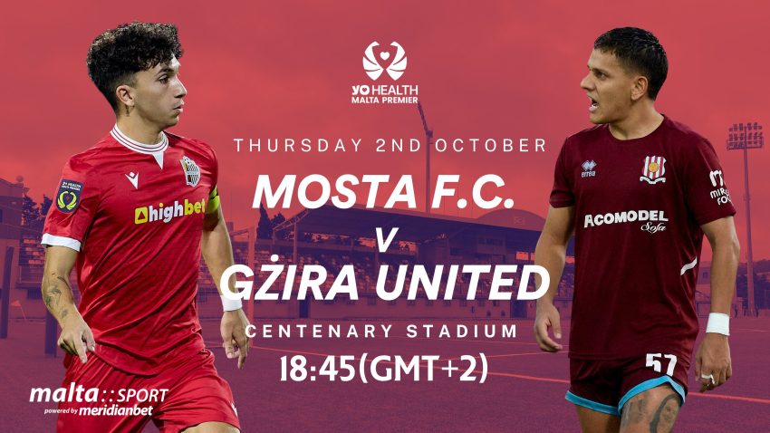 Mosta and Gżira battle for redemption in crucial YoHealth Premier League clash
