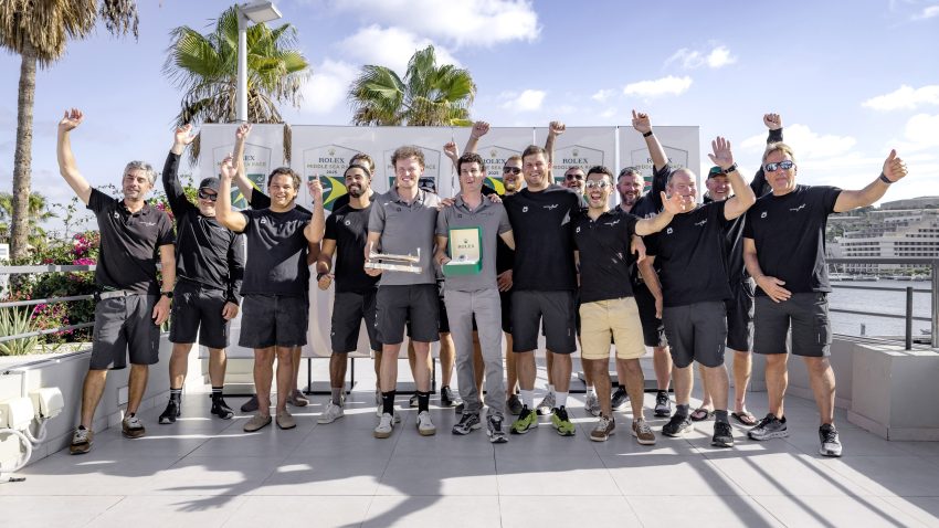 Black Jack claims line honours in 2025 Rolex Middle Sea Race