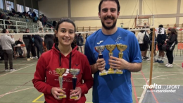 Badminton Malta Academy trio compete in Città di Padova tournament