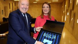 Inter's President and CEO meets EP President Metsola at Bocconi University