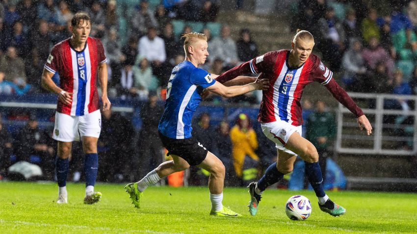 Haaland double fires Norway to the brink of World Cup qualification