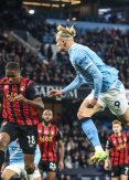 Watch: Erling Haaland with a clinical double as City overcome Bournemouth