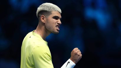 Top seed Alcaraz wins opening match in Turin