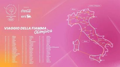 Relay route for Milano Cortina 2026 Winter Games published