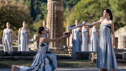 Olympic flame lit in Ancient Olympia as Milano Cortina 2026 torch relay begins