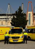 The best initiative of the Malta FA of 2025; three stand-by fully equipped ambulances on stand by