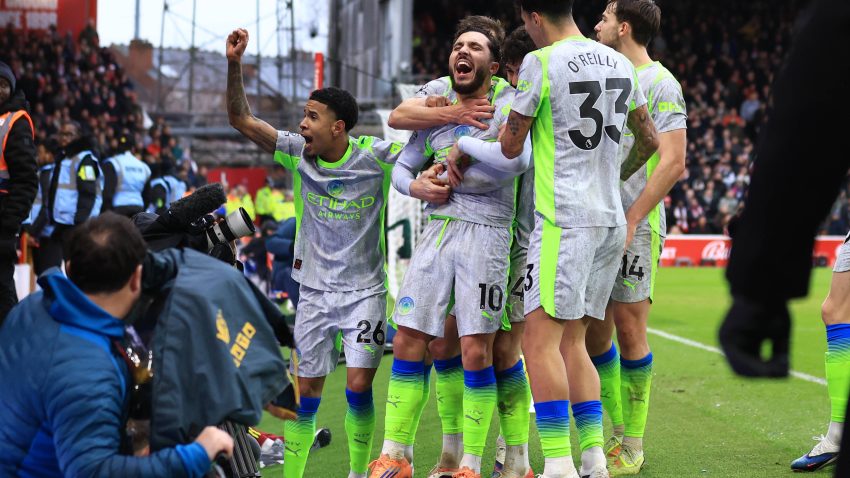 Cherki leads Man City to hard-fought win