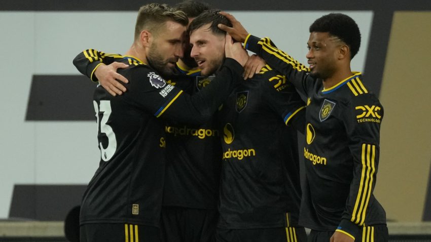 Bruno leads Man United to big win over Wolves