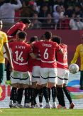 Salah strikes from the spot as 10 man Egypt edge South Africa