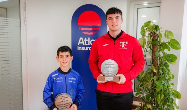 Rylee Borg and Kimi Bugeja win November Atlas Youth Athletes of the Month Award