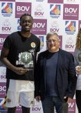 Ajiboye, Wikstrom and Trapani October BOV Basketball Players of the Month
