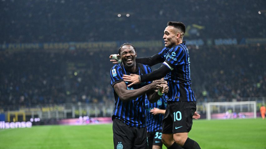 Inter beat Bologna to return to top of Serie A