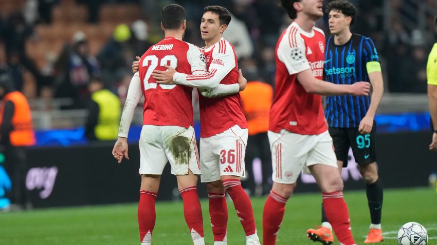 Arsenal beat Inter to extend perfect Champions League run