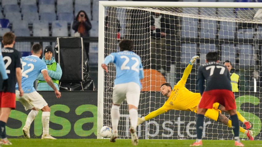Lazio edge past Genoa in dramatic five-goal match
