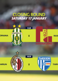 Floriana face Naxxar and Ħamrun take on Tarxien in Closing Round fixtures