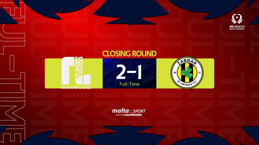 Naxxar Lions come from behind to beat Żabbar St. Patrick