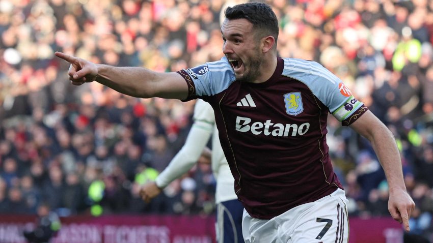 McGinn scores twice as Villa beat Forest