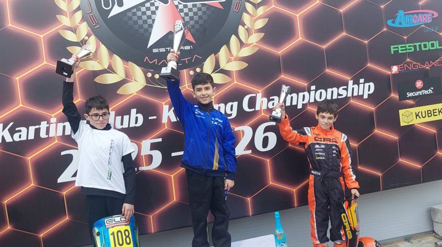 Kimi Bugeja dominates Round 3 of Island Karting Club Championship