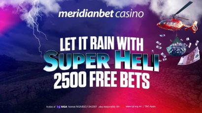 Bad Weather, Better Rewards: Super Heli Spins On at Meridianbet