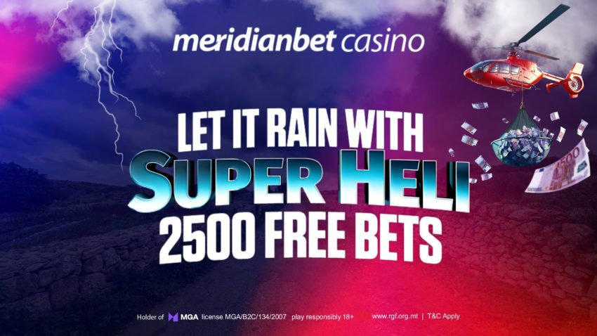 Bad Weather, Better Rewards: Super Heli Spins On at Meridianbet