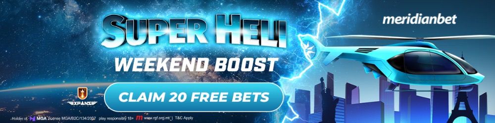 Bad Weather, Better Rewards: Super Heli Spins On At Meridianbet Bad Weather, Better Rewards: Super Heli Spins On At Meridianbet | Maltasport.mt