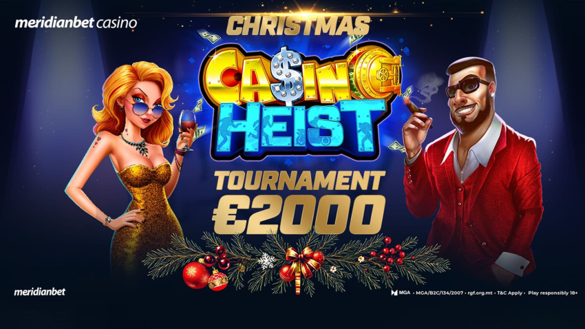 Meridianbet Launches The Christmas Casino Heist Tournament With €2,000 In Rewards