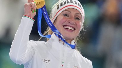 Francesca Lollobrigida wins Italy’s first gold at the Winter Olympics
