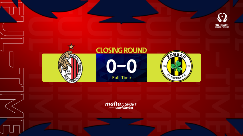 Ħamrun Spartans held to goalless draw by Żabbar St Patrick