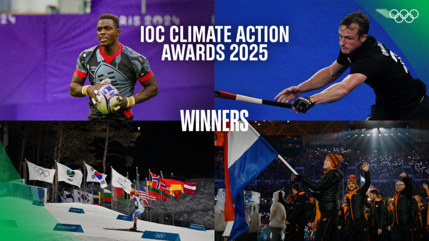 IOC names winners of 2025 Climate Action Awards