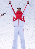 China secures men’s aerials title as Wang Xindi claims Olympic gold