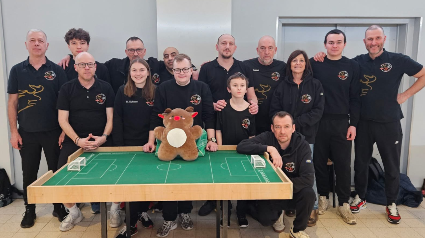 Zammit and Stembert finish fourth in Belgian Table Football Championship