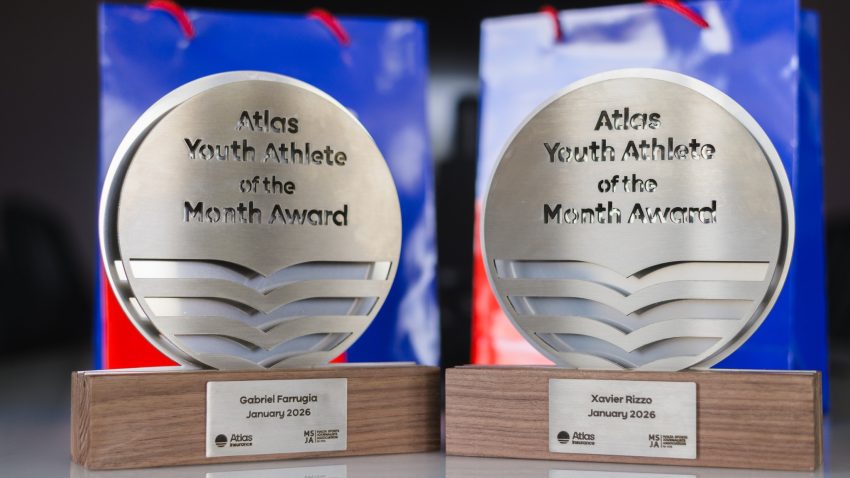 Gabriel Farrugia and Xavier Rizzo are the winners of January’s Atlas Youth Athlete of the Month Award