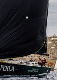 Ton Ton Laferla leads the fleet in RMYC Double Handed Round Comino Race