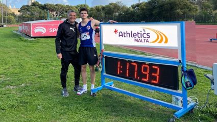 Three national records broken over the weekend as athletes tune up for Winter Championships